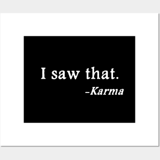 KARMA yoga lovers Meditate Tee Karma bitch Boomerang Posters and Art